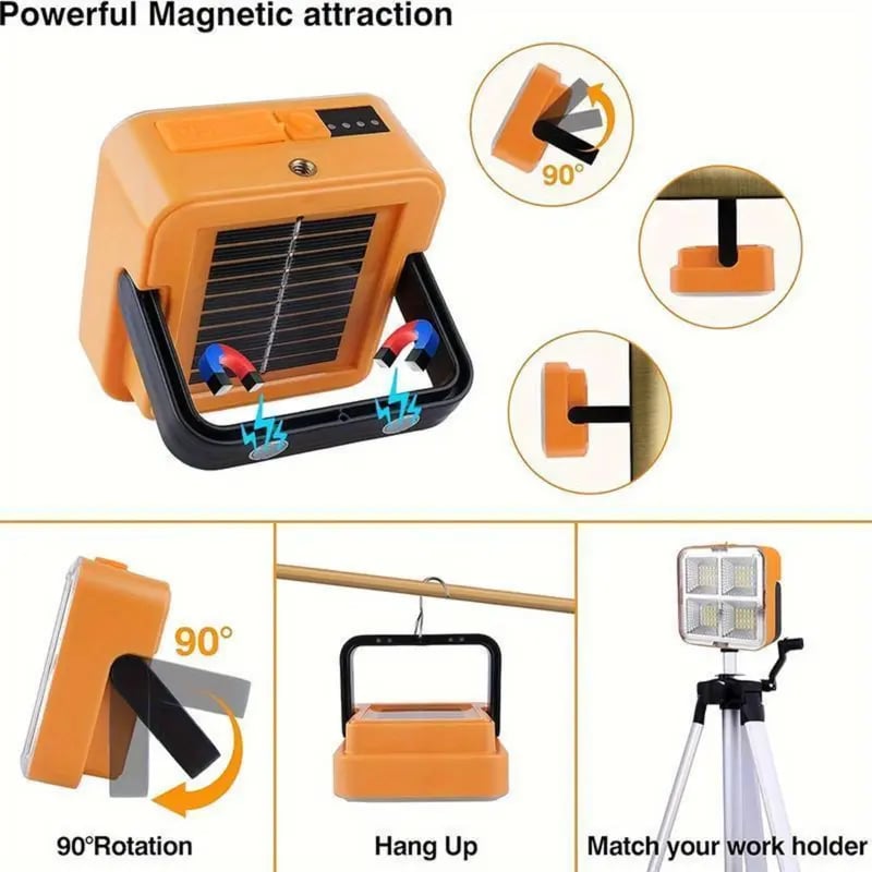 Solar Rechargeable Multifunctional Searchlight