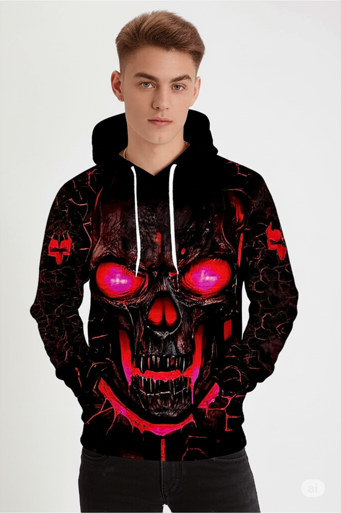 Inferno Skull Hoodie | Unique, Unique
