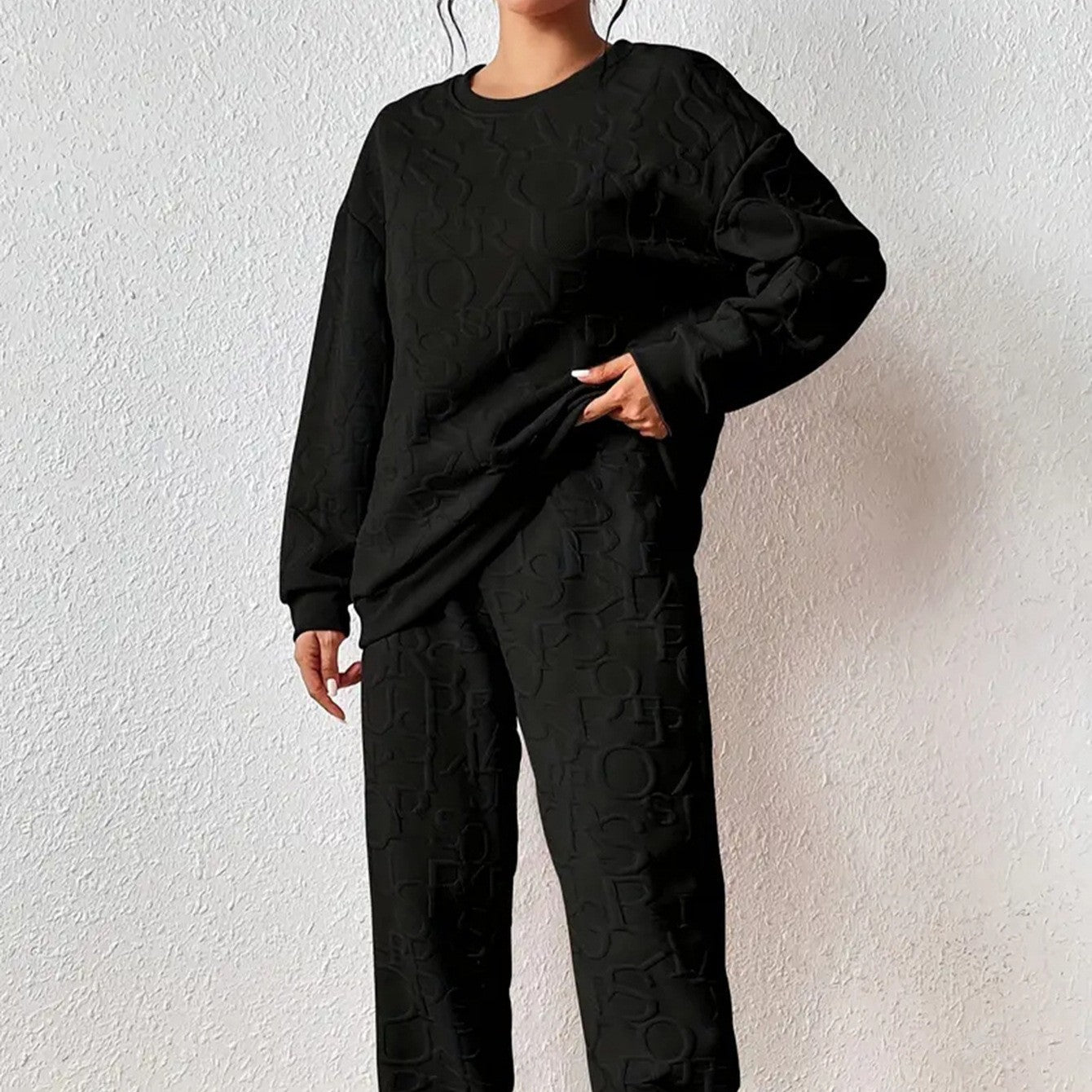 Fall Winter Twisted Knitted Suit - Elegant 2025 Style