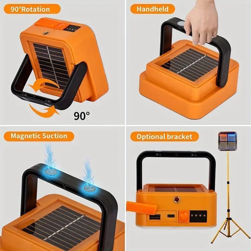 Solar Rechargeable Multifunctional Searchlight