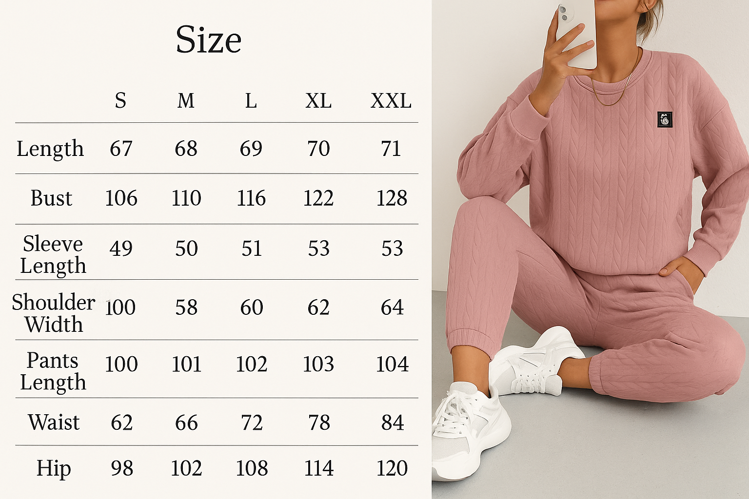 Fall Winter Twisted Knitted Suit - Elegant 2025 Style