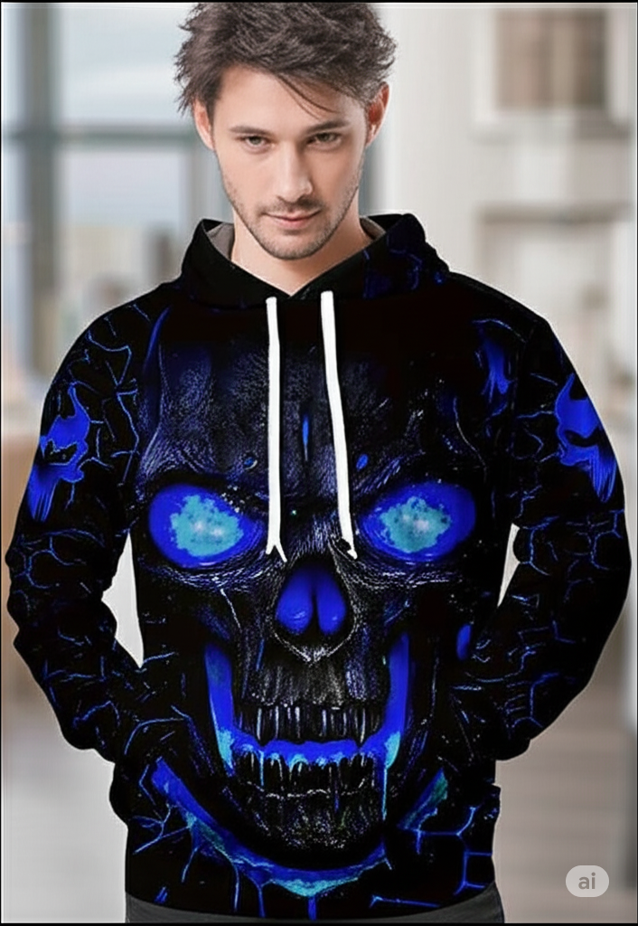 Inferno Skull Hoodie | Unique, Unique