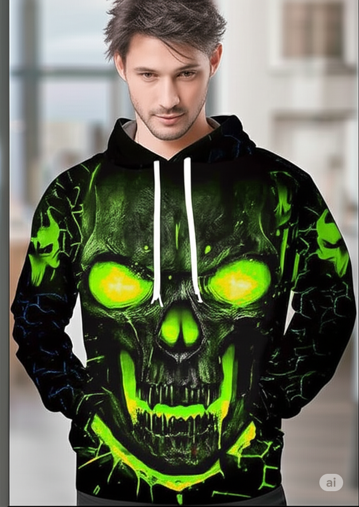 Inferno Skull Hoodie | Unique, Unique